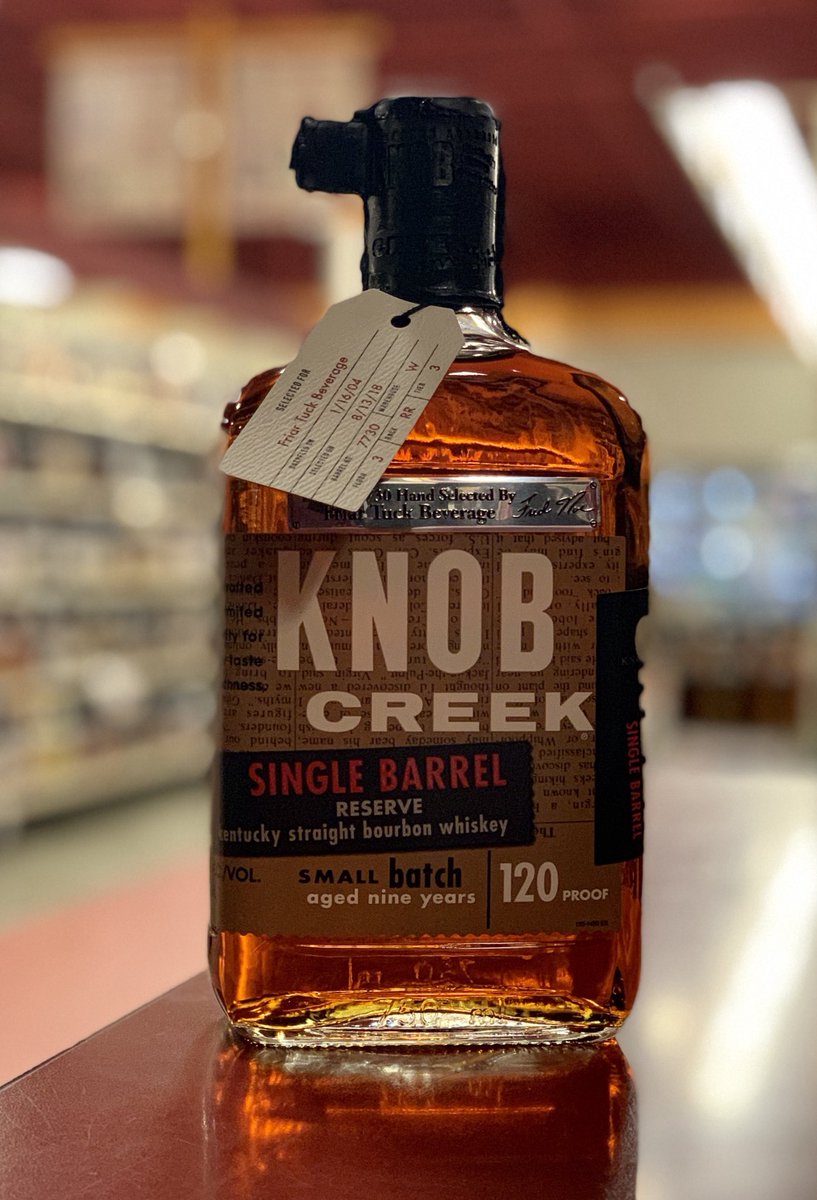 OFallonFriar's tweet photo. At 14.5 years old, our latest Knob Creek Single Barrel is the oldest one we’ve ever had. Available now. https://t.co/09jmYGwA9y