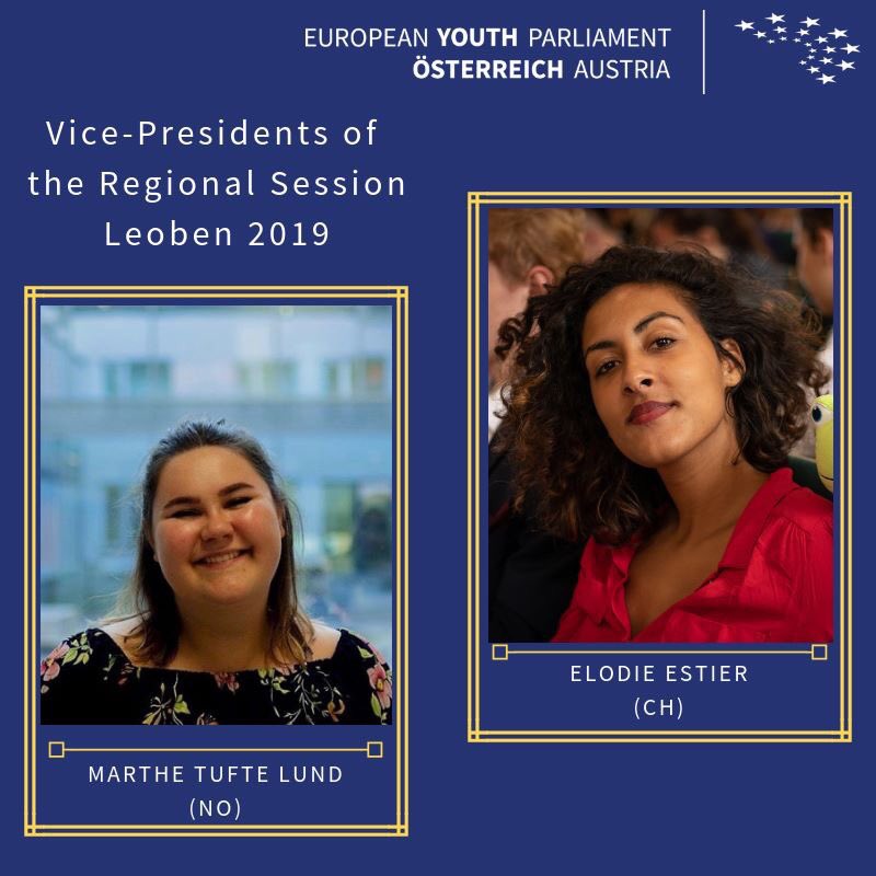 Last and not least, Leoben will be vice-presided by the wonderful Marthe Macody Tufte Lund (NO) and Elodie Estier Dos Santos (CH). We know that the academic quality will be safe hands with these two on the extended leadership team.