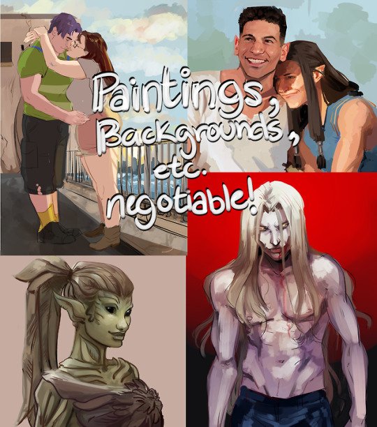 juuuust moving my commissions post over here real quick instead of tumblr 