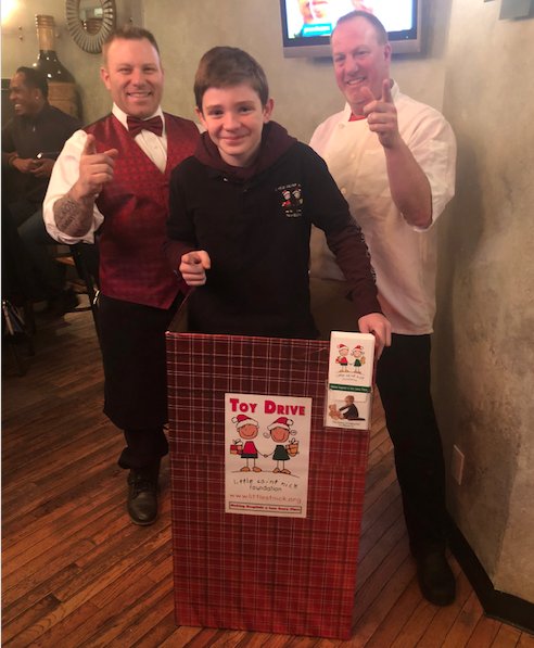 littlest_nick's tweet photo. "Hey you! Donate toys to the Little Saint Nick Foundation this holiday season!" 😂🎁 #donate #charity #tistheseason #holidays #toydrive #LSN #KIHK https://t.co/yCMYxQnTiW