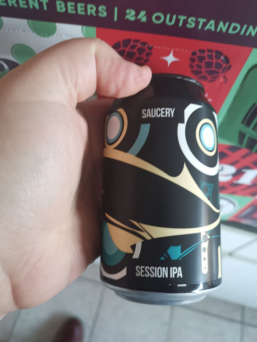 CurtisWilson's tweet photo. Strong contender for coolest looking beer and it's only day 3! #xmascheers @TheBeerHawk https://t.co/AxJfIZ17hE