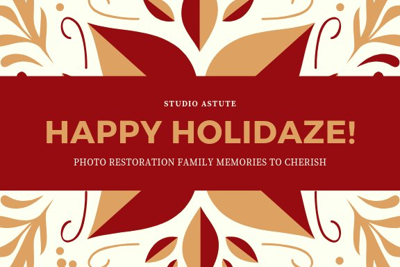 StudioAstute's tweet photo. The gift that really does keep on giving all year long.  
A Gift Card for restoring that box of family treasured photographs in the closet. https://t.co/iypWRsBLpE
