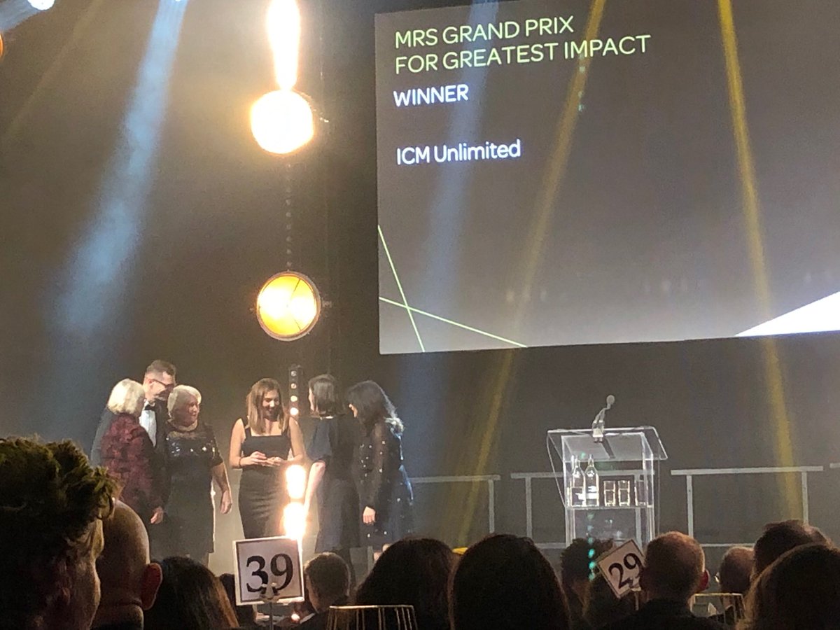 crisbalanzo's tweet image. Not one, not two, but three #MRSawards ⁦@WalnutUnlimited⁩ ⁦@ICMResearch⁩ #unlimited-possibilities