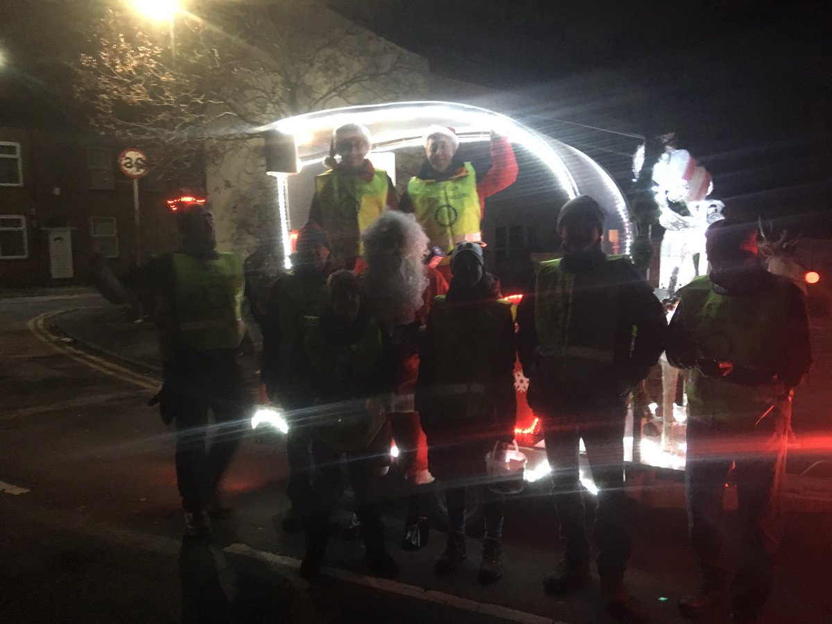 BForYouth1's tweet photo. An enjoyable evening, BFY joining the Rotary Clubs Santa float. Well supported in Golborne https://t.co/ayET3jRyYe