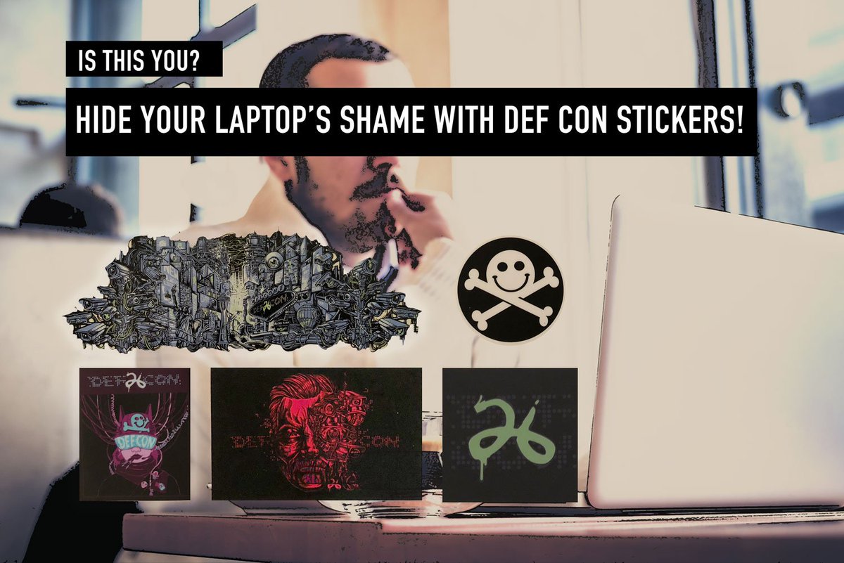defcon's tweet image. Show your #laptop some #holiday love with #DEFCON26 stickers - now back in stock at the #DEFCON #Ebay store!

ebay.com/itm/DEF-CON-26…~
