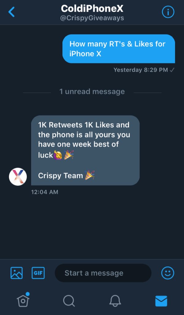 babanzki's tweet photo. Twitter FAM 💕💕
This is my first time of doing this and hopefully I win this 😎
I really need your help to get 1k RT's &amp; Likes. Bless Up 🙌🙌
Its the #ColdiPhoneX @CrispyGiveaways 
@CrispyGiveaways 

Please Like and RT. 
"A week" https://t.co/thZiJBAwXq