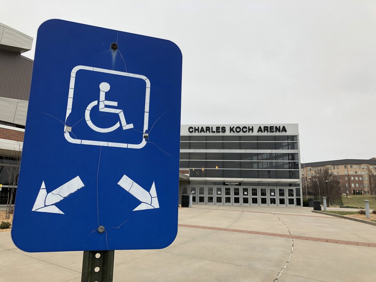 Drop-offs for those with disabilities or health issues will continue to be allowed at Koch Arena. WSU officials tell me there was miscommunication during Saturday’s game.
The $10 parking fee for the accessible parking lot will remain. 
More tonight on <a href="/KAKEnews/">KAKE News</a> at 10.
