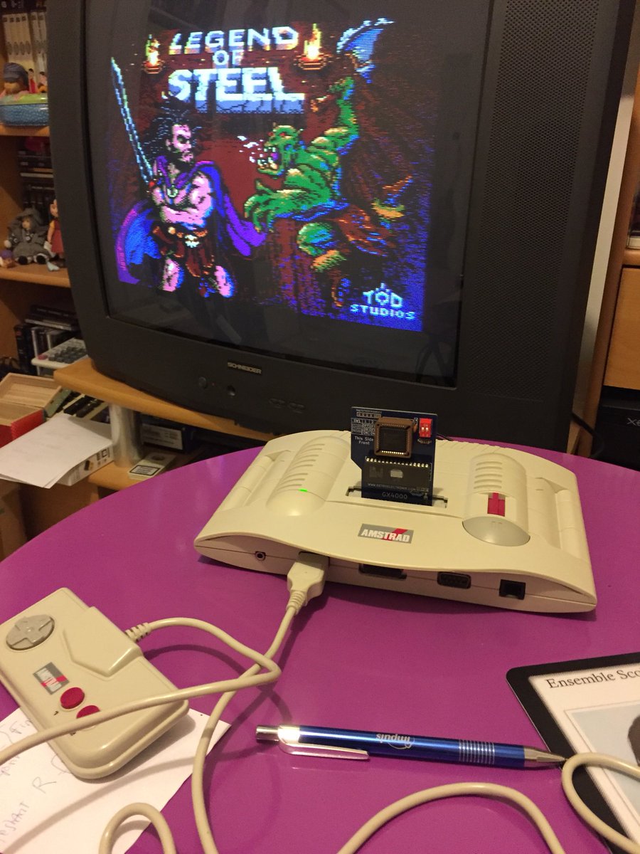 cgdaft61's tweet photo. @StudiosTod : final test of your modified sources ! And on real GX4000 , test controls and checkpoints looks fine.  I will give the CPR file tomorrow 😇#cpcretrodev #cpctelera #amstrad #amstradiens https://t.co/SgKPnygjVw