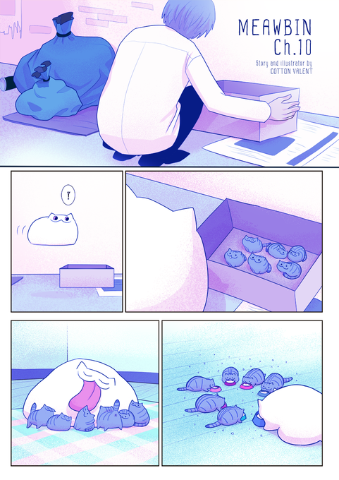 "HELP!"

Meawbin ตอนที่ 10 ลงใน Howl Magazine ฉบับที่ 20 แล้วจ้า ตอนนี้มีเนื้อหาเกี่ยวกับลูกแมว https://t.co/i2nL8Dy0s0 