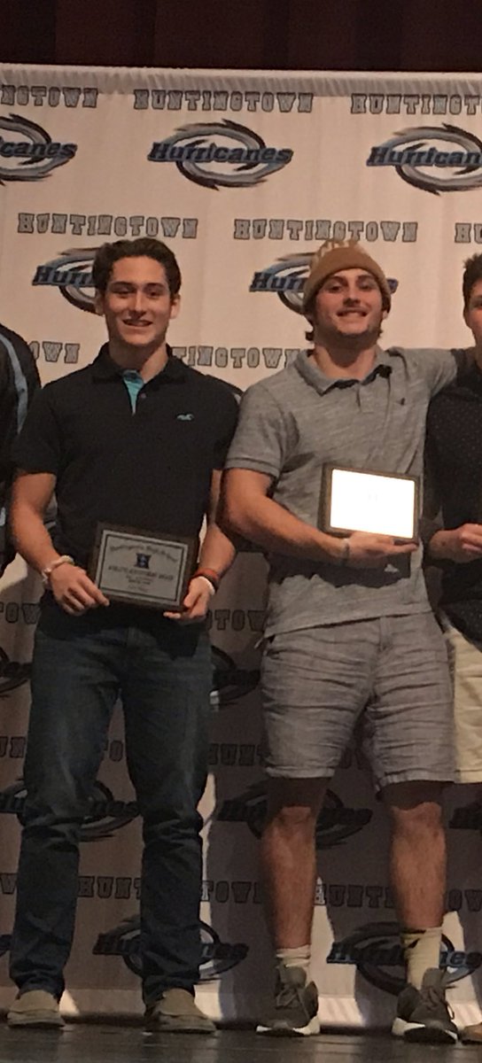 301Catching's tweet photo. End of a successful football season. All 3 received awards. Clay Def MVP, ALL Conference, lead state in tackles as Junior, Homey as Sophmore won Hurricane award and started on Varsity. Both on the best Def in the state and Regional Champs. Chase Team Defensive MVP. #prouddad https://t.co/NcMPAjCjd8