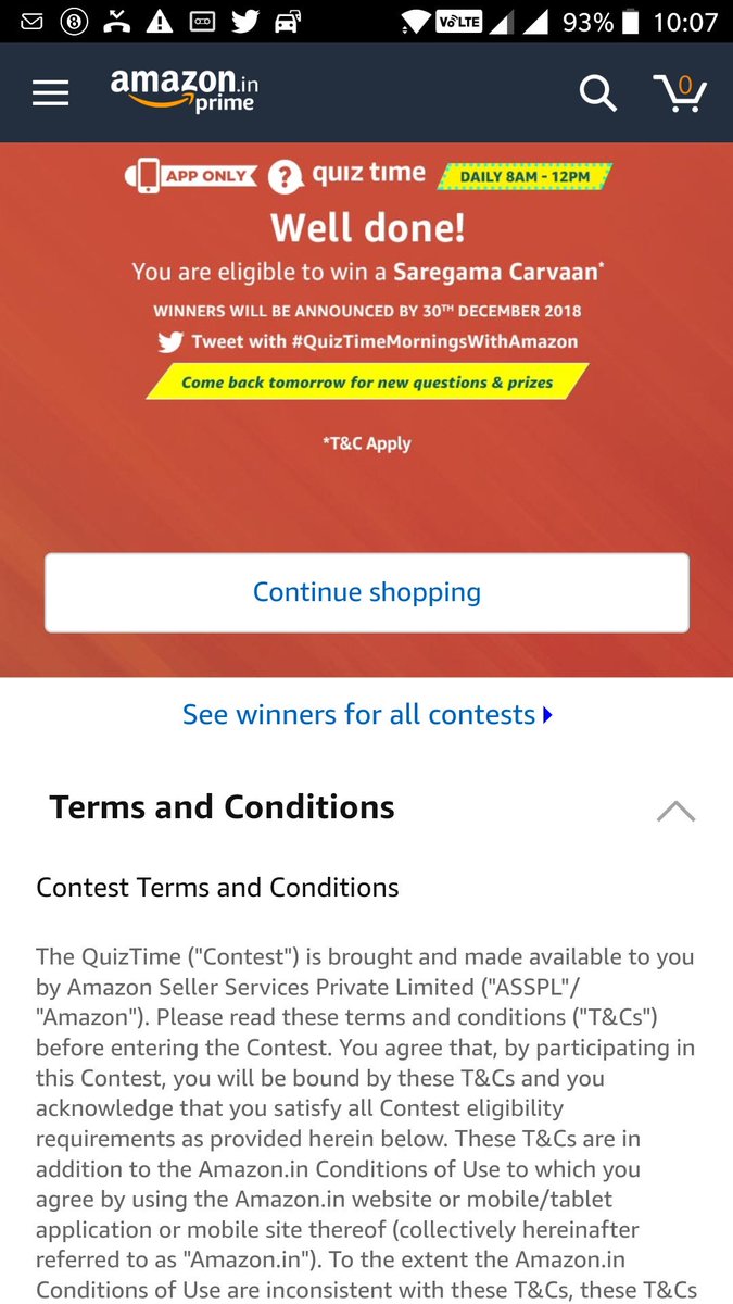 ajitpalsingh714's tweet image. #QuizTimeMorningsWithAmazon