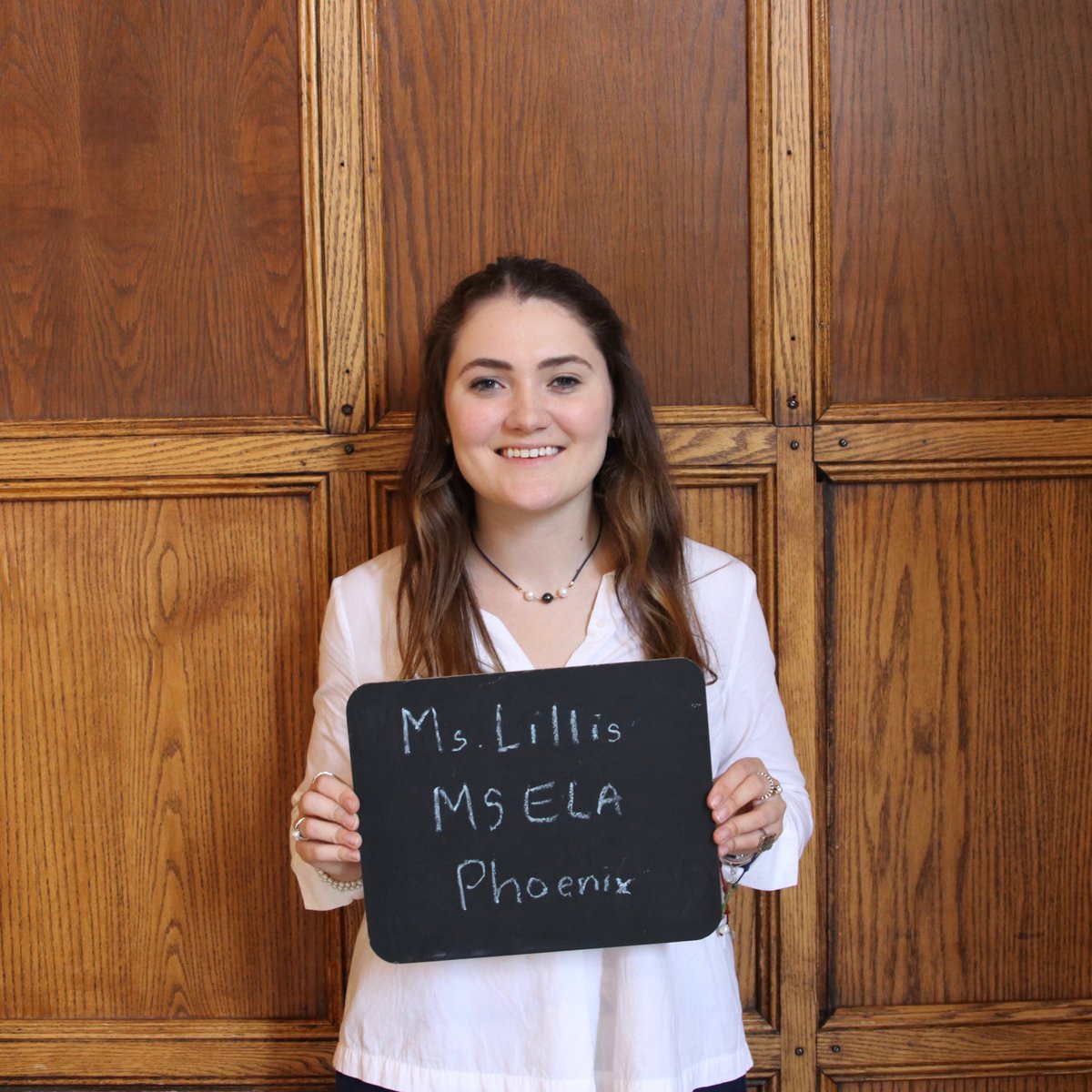 ACEatND's tweet photo. Sophie Lillis (ACE 25, Phoenix), on feeling embraced by the ACE Teaching Fellows family: "I feel the ACE community accepts and supports all members automatically as friends. It is an inviting, inclusive community." #HumansofACE https://t.co/ljeMxiM4RJ
