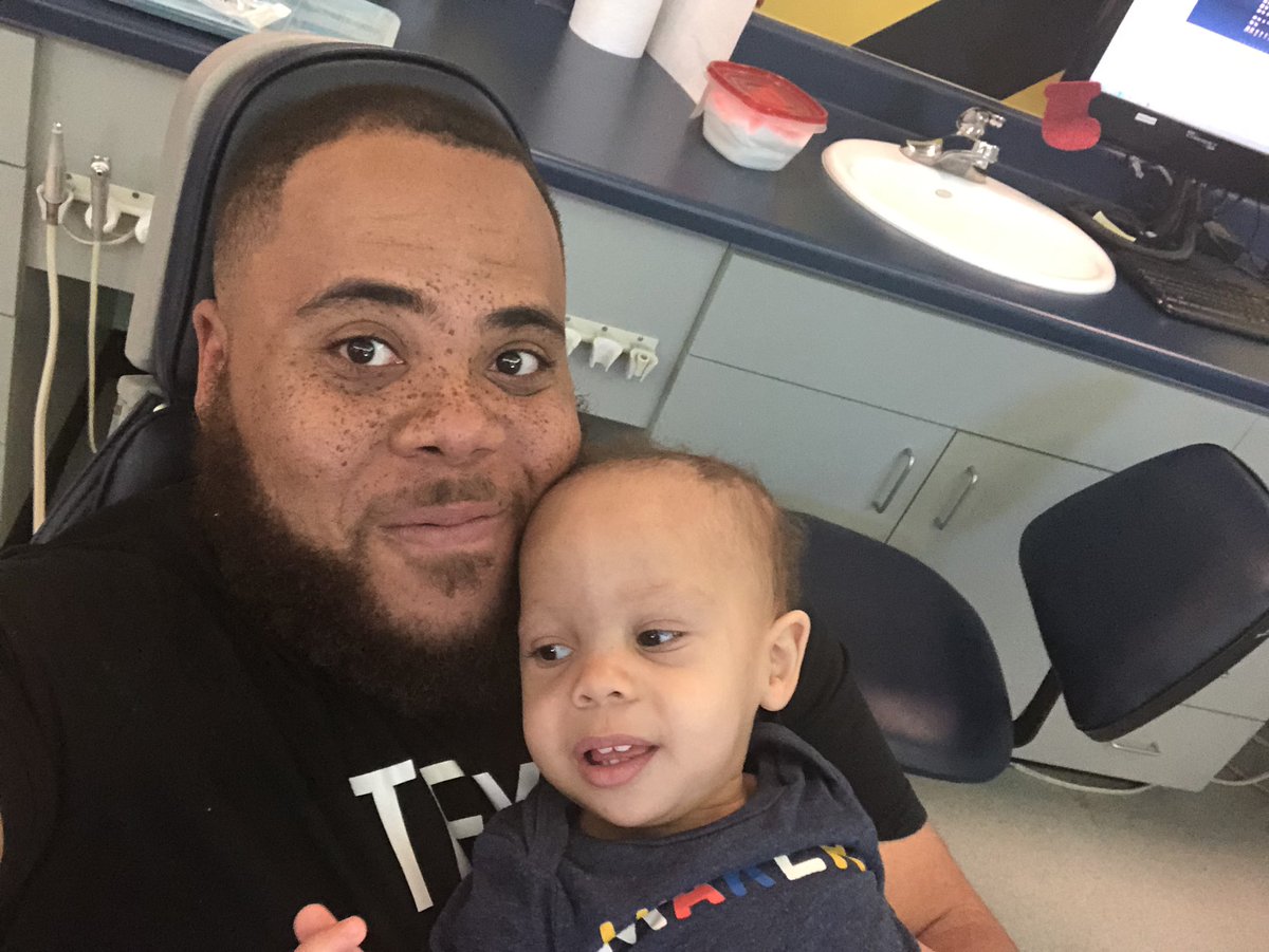VinceFord86's tweet photo. First trip to the dentist today!!!!! #AZIBear #yearofOne #babyboy https://t.co/mZEKNWtSJZ
