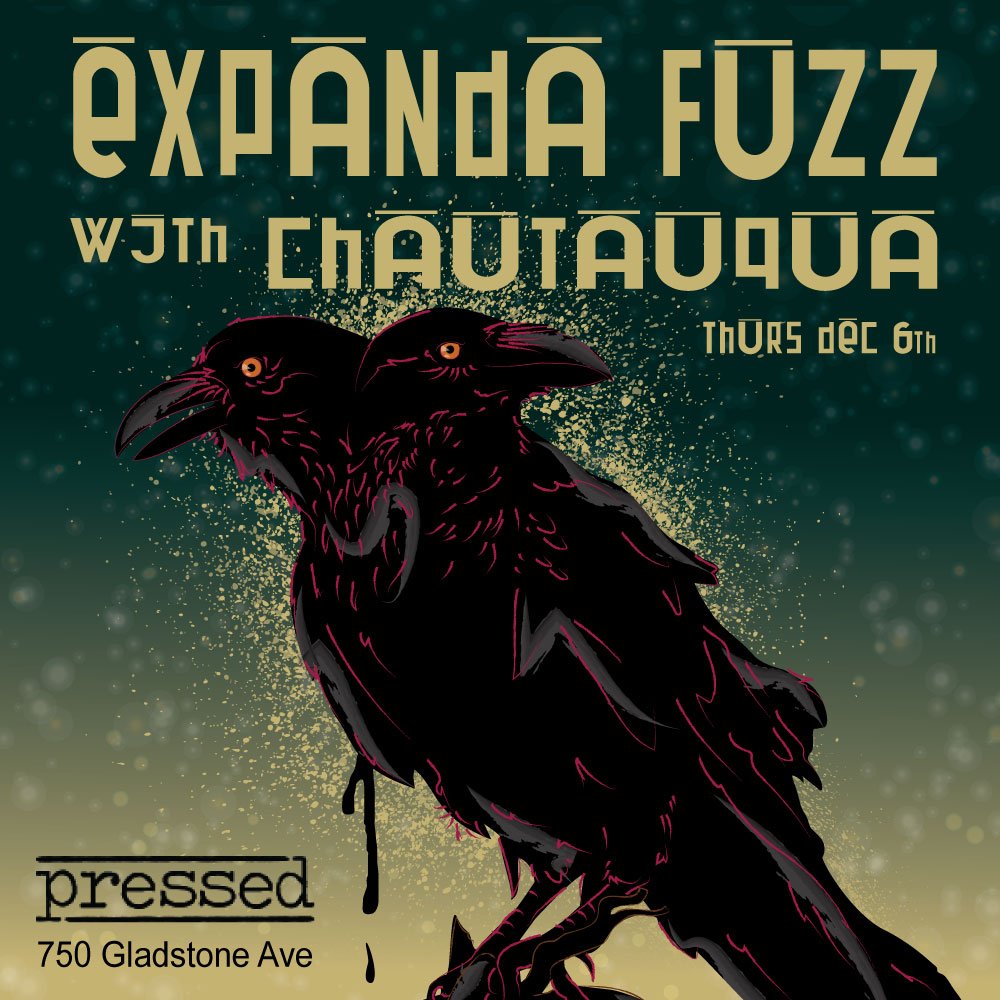 ExpandaFuzz's tweet image. Ottawa pals! This Thursday we play with our friends #Chautauqua at @PressedOttawa. Early show, music at 9pm, over by 10:30ish. 🍭✈️😎😎