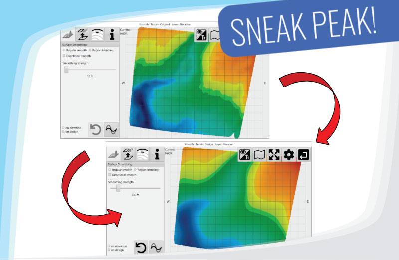 pts_ag's tweet photo. T3RRA Cutta 2 ➡️ Launching Dec 15 🚀
Announcing "In-cab Smoothing". Another feature driven by your need to have "one stop shop" software that lets you collect elevations, create designs, and implement control all without getting out of the cab.
#sneakpeak #t3rracutta #t3rracutta2 https://t.co/64ElxoMN4m