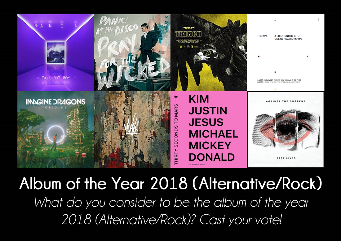StrifeMagazine's tweet photo. READER'S CHOICE:
What is the album of the year 2018?
Cast your vote right here! 
https://t.co/HFdJvz5tHi https://t.co/UJiAZbNbNK