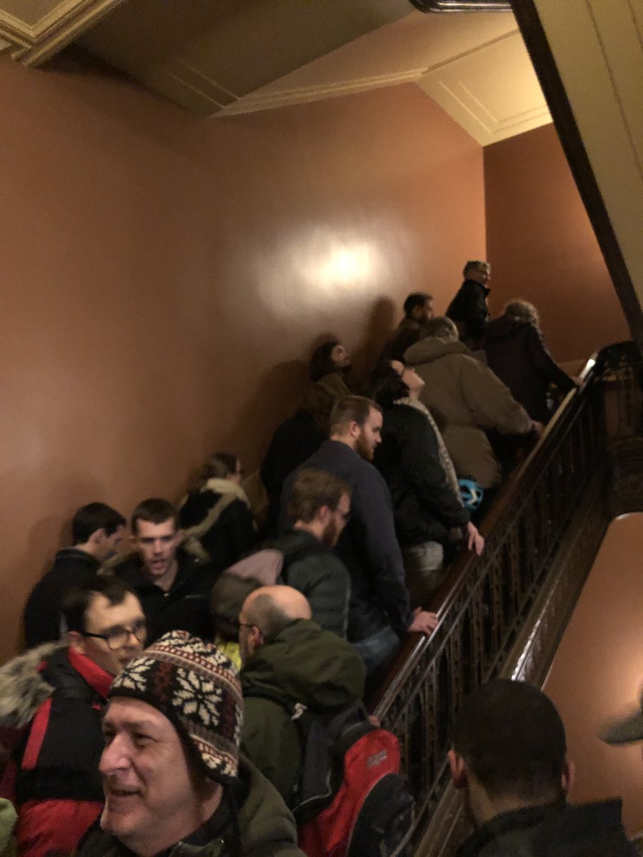 Never signed to protest legislation before until now. But I will wait in line in this Capitol stairwell to let these GOP cheaters know that I will not forget. Shame on them.
#WisconsinIsWatching #WisconsinPowerGrab 
#WisconsinUprising 
#wewillnotforget