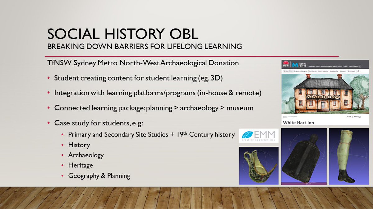austhistomuseum's tweet image. Jane Thogersen talked about something close to her heart - 'Social history #OBL - breaking down barriers for lifelong learning'
#OBLCoP #TheKnowledgeableObject #LifeLongLearning #AOE