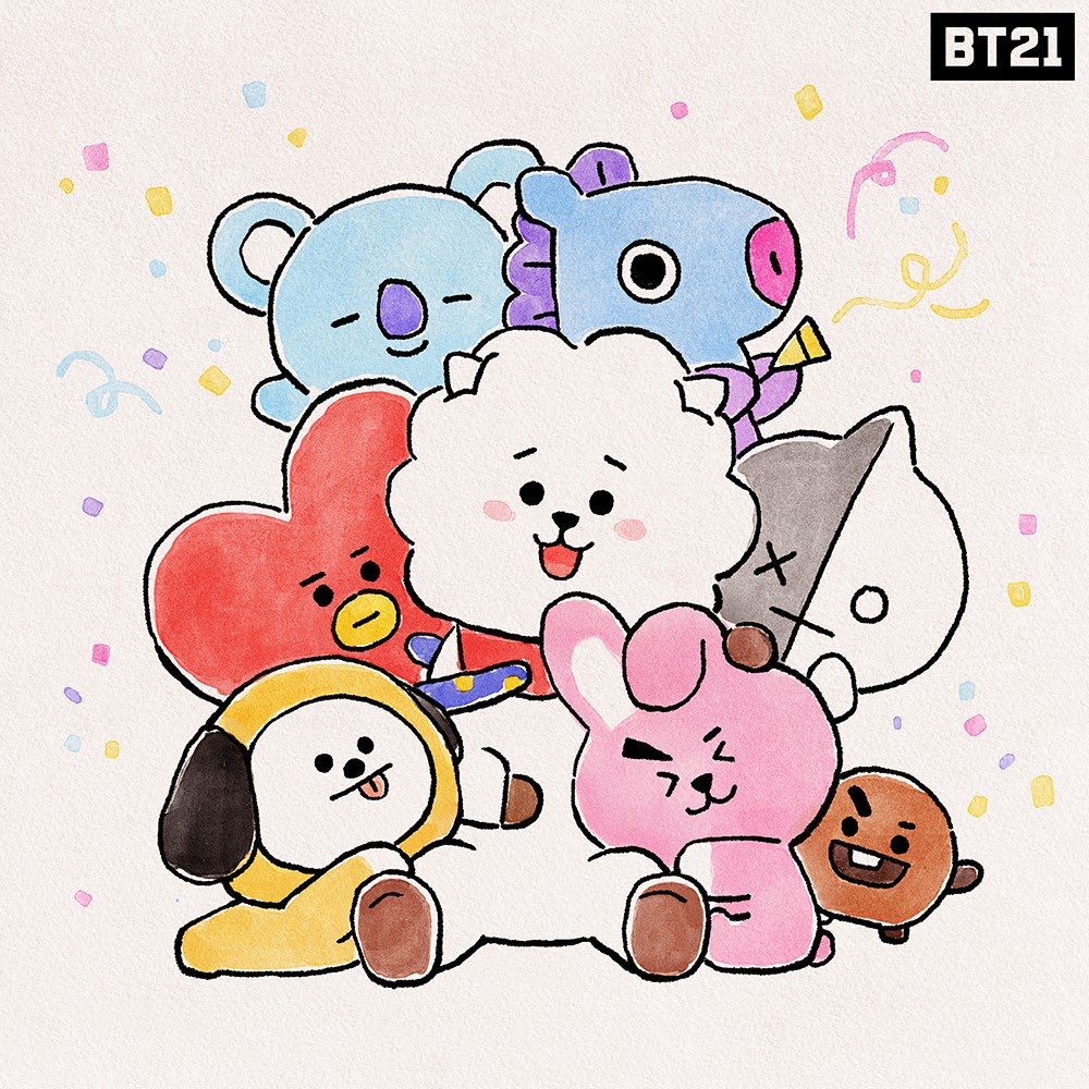 BT21 on Twitter Love this warm feeling of snuggle cuddle BT21 on Twitter Love this warm feeling of snuggle cuddle