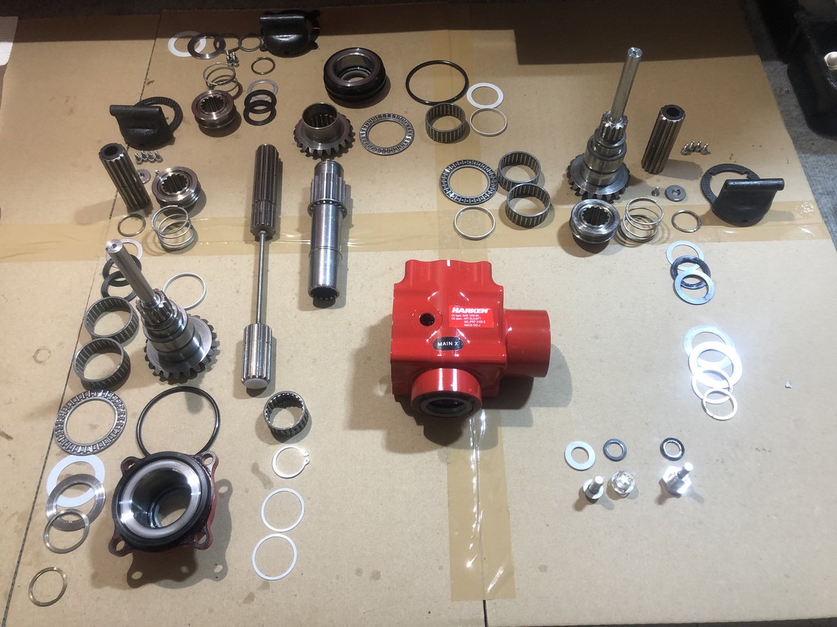 Sydney to Hobart time is fast approaching, meaning the service work has certainly ramped up. Drive train servicing on last years Tattersall’s cup winner Ichi Ban currently the focus!
<a href="/harkentechteam/">Harken Tech Team</a> <a href="/HARKEN/">HARKEN</a> <a href="/rshyr/">Rolex Sydney Hobart</a>