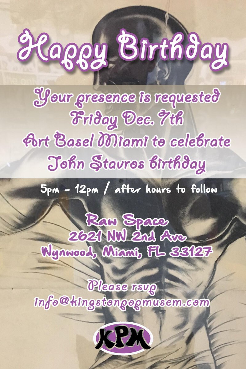 KingstonPop's tweet photo. R U READY4 2018 Art Basel Miami Beach..We are after five days of preparation of the Kingston Pop. Eugene Stetz Jr 18 hours a day no stop to create magic with a raw space.
Open daily from 11AM till Midnight.
Raw space 2621 North West 2nd Ave. Miami Fl.33127 https://t.co/mLFV3zNL3d