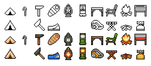Jade キャンプ道具のアイコン