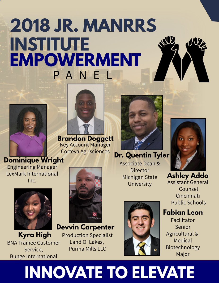 UK_MANRRS's tweet photo. Introducing the 2018 University of Kentucky 7th Annual Jr MANRRS Leadership Institute Empowerment Panel. Thank you to Land O’ Lakes for being our 1st Gold Partner Supporting the Institute!! #weareukmanrrs #leadukmanrrs #lead2018 #eachonereachone #eachoneteachone #diversity https://t.co/nrfQsYB5Dx