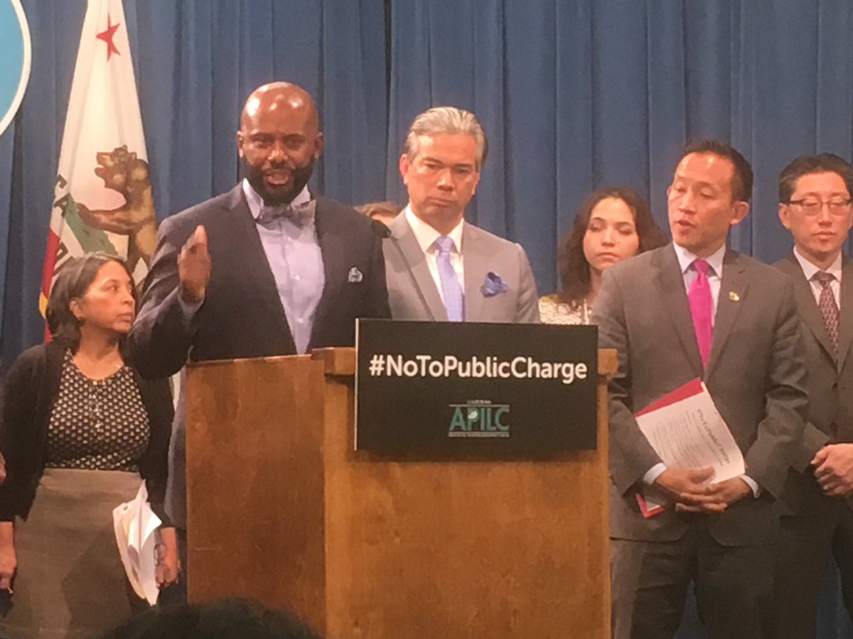 mrtnz16's tweet photo. @RobBonta introduces resolution against Trump admin rule change on    #PublicCharge, says it would push legal immigrants off food stamps,  health and housing assistance programs. Advocates urge public to file comments before Monday, Dec 12 at https://t.co/yyo7B6ZVbf
@KPFANews https://t.co/AVEG20mOhD