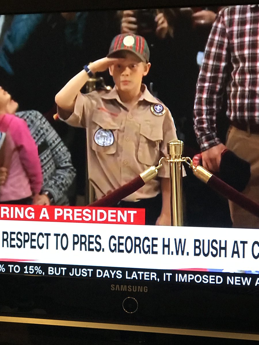 Paying respects. We salute.