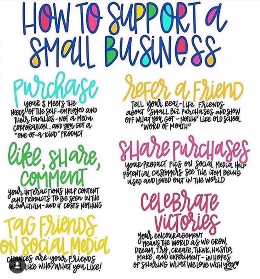 Support small businesses all year around.
