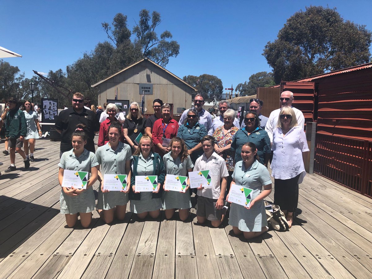 Jas_Russell's tweet photo. Congratulations to ⁦@StJosephsEchuca⁩ for their innovative Personal Best Program run in conjunction with some key businesses in the Echuca Port Precinct. ⁦@CampaspeLibrary⁩ ⁦@PortofEchuca⁩ ⁦@campaspeshire⁩ https://t.co/6F4YfJNECE