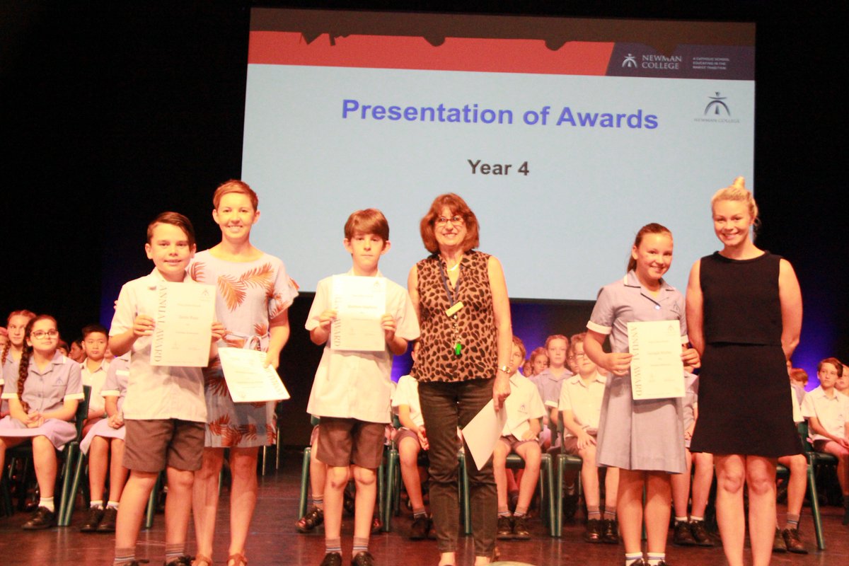 NewmanCollegeWA's tweet photo. Congratulations to the Y4 award winners. Each have exemplified excellence in one of the following categories; Christian, Academic and Personal Endeavour #BeMore #Celebrate #shinethroughdiscovery @mitchxtgt @KWarchomij @johnfinneran @LisaFogliani @skilcs https://t.co/Zp0mU9nhs5