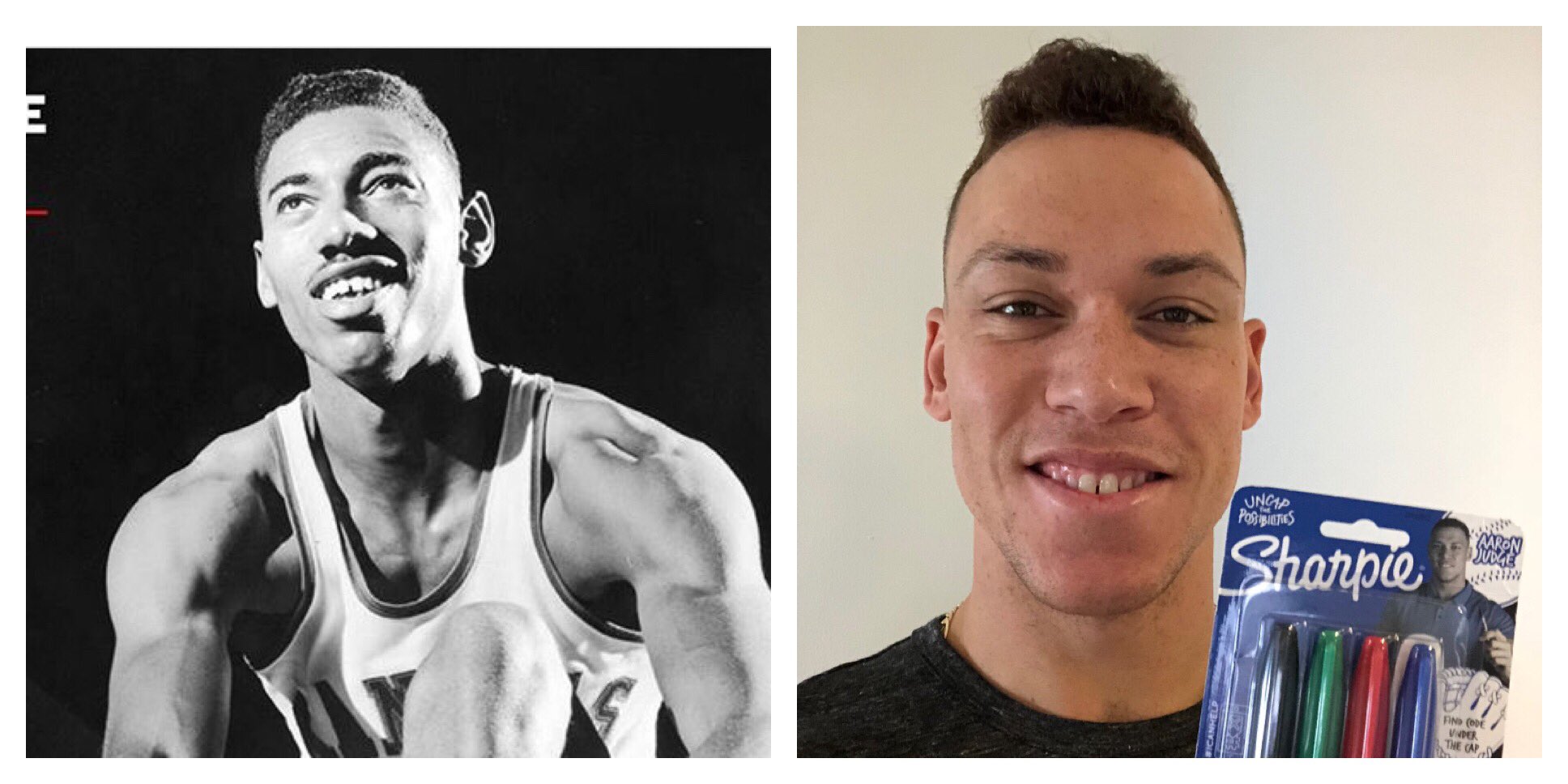 Marissa Durako on X: @espn @KUHoops Is it just me or does Wilt Chamberlain  and Aaron Judge resemble each other? @TheJudge44 @Yankees   / X