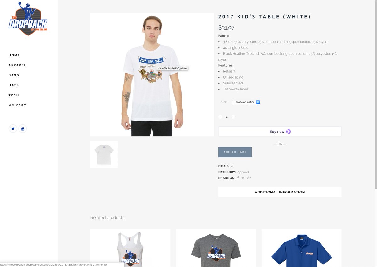 LDelRio12's tweet photo. #Dropouts! Here is the #kidstable shirt for you all! Go get one now!
#TheDropback https://t.co/Kaa6cemgJ8