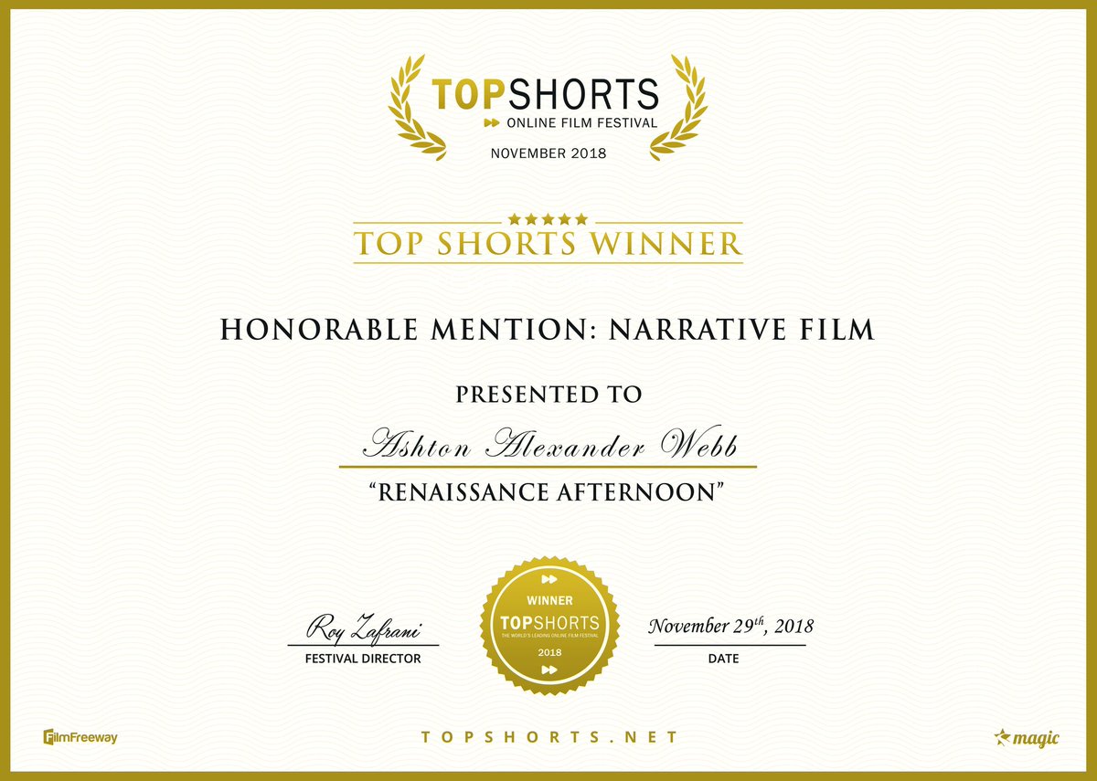LiquidSplitter's tweet image. Thank you for the recognition, @TopShorts!

#RenaissanceAfternoon