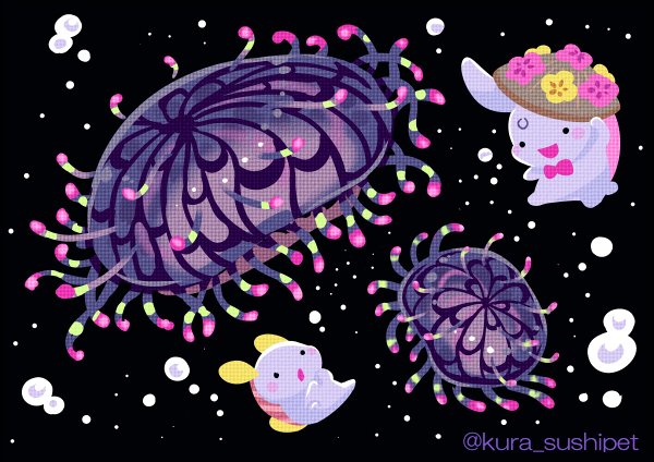 「jellyfish」 illustration images(Oldest)