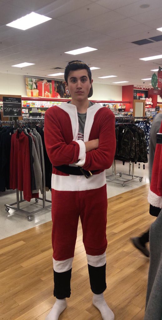 50 rts by dec 15th &amp; @cole_grim has to wear this to school the friday before christmas break , let’s get in the spirit.