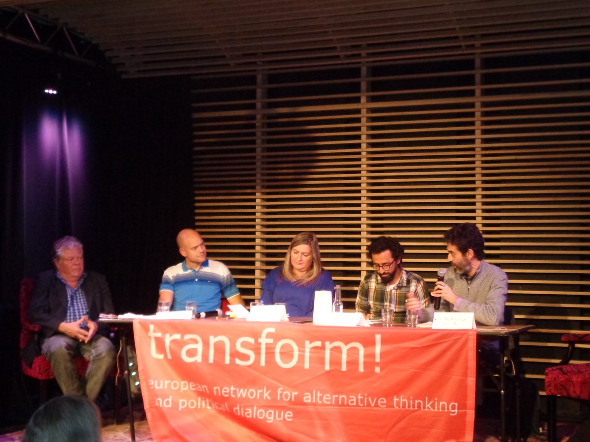 TarifaElena's tweet photo. At the conference Social battles in the municipalities, organized by #TransformEurope and @Enhedslisten in #Copenhagen sharing experiences on #Barcelona #Napoli and #Copenhagen social and political challenges while becoming #FearlessCities #MunizipalizeEurope https://t.co/T2hCDlpdQd