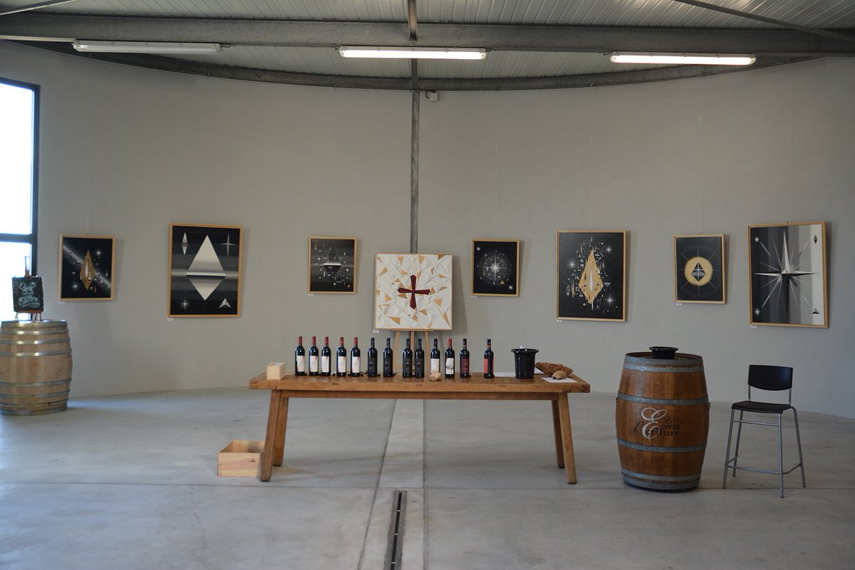 Pour les 20 ans du <a href="/masdelecriture/">Le Mas de l'Ecriture</a> nous proposions une exposition avec le Cercle des arts et La Galerie du Mas de Coulondres au domaine à Jonquière les 1-2 décembre.
