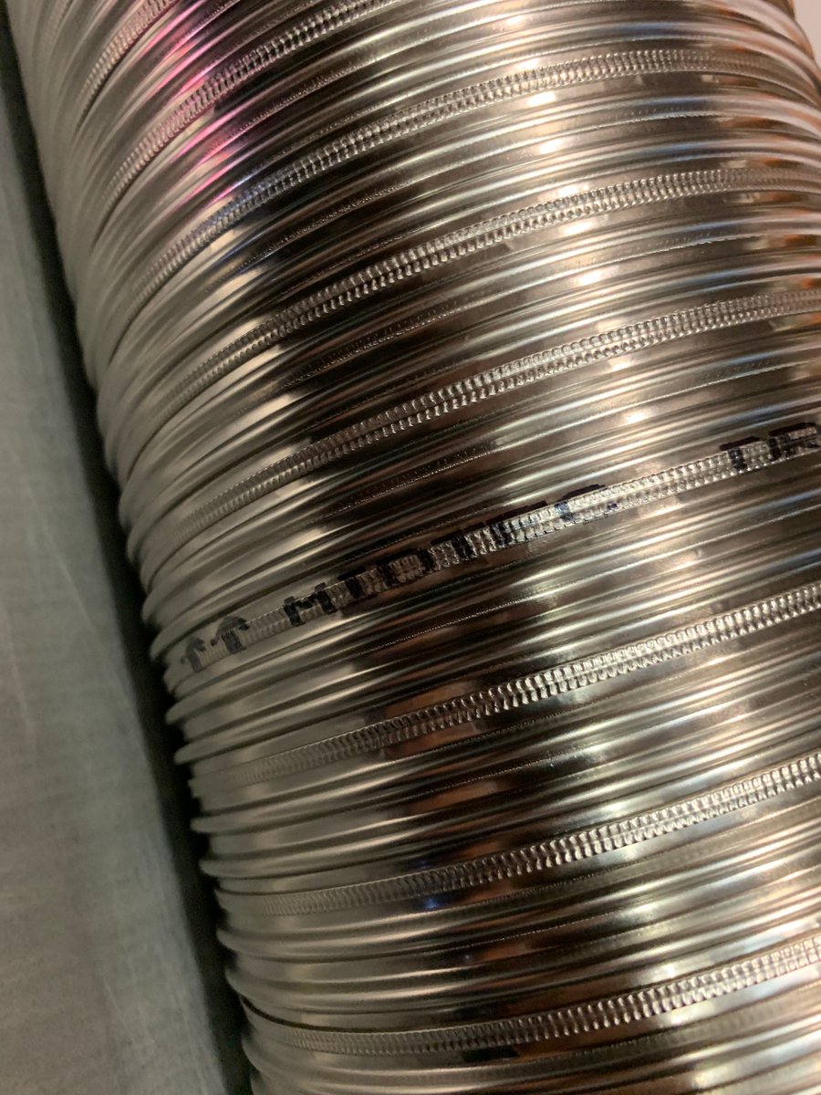 MidtecLtd's tweet photo. How do you know you have the genuine DragonFlex Flexible Flue Liner? By the stamps you will see on the metre' #DragonFlex #QualityMatters https://t.co/KqdI1VrJ6B