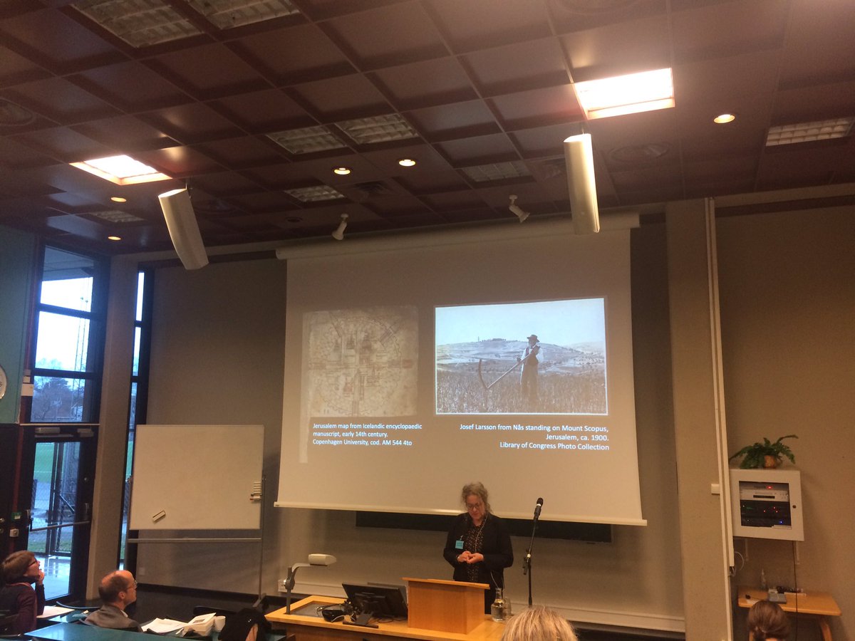 hierosolymitana's tweet image. Great start to #tracingthecode #gatewaytoheaven conference: Kristin Aavitsland on the cultural legacy of Jerusalem in Scandinavia