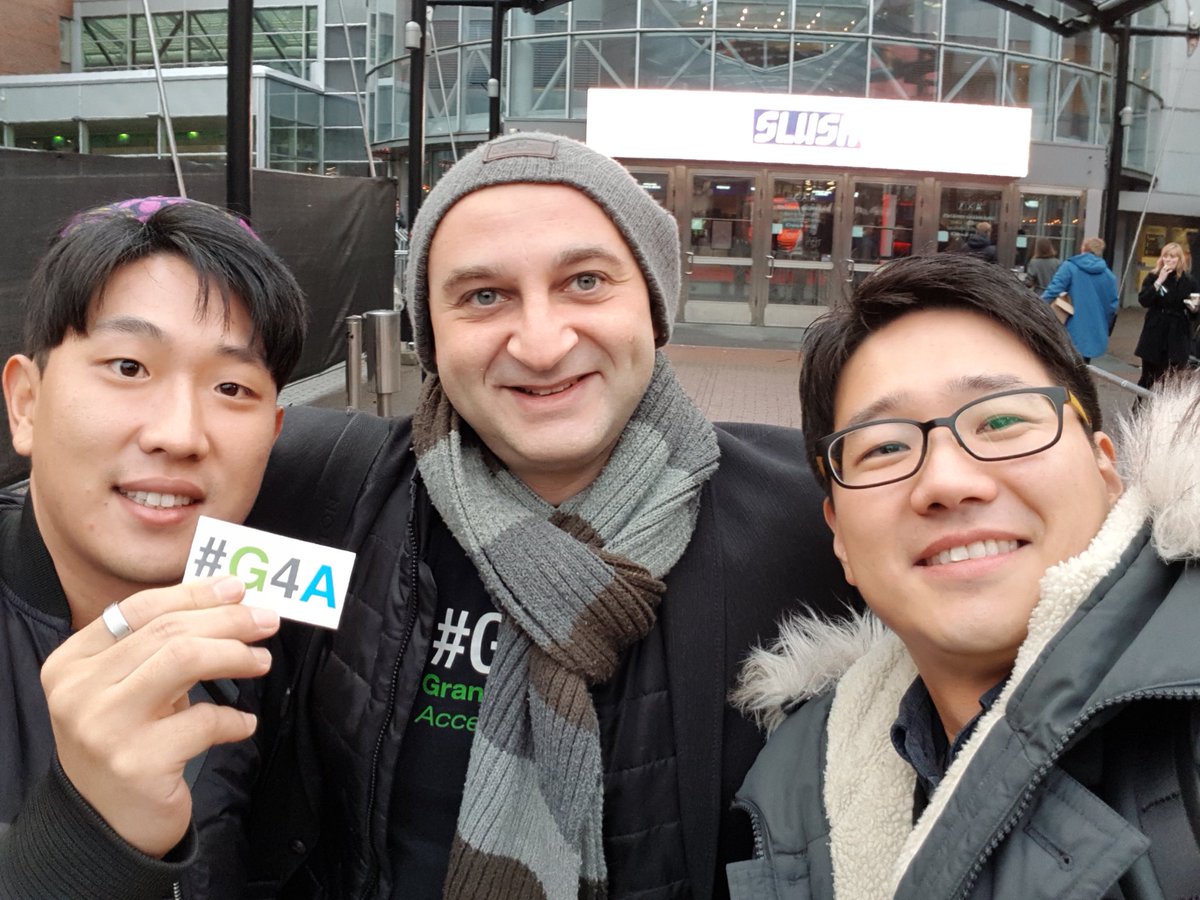 HealthEugene's tweet photo. The #G4AFam #Korea NuriBio representing at #slush18 #digitalhealth #G4A https://t.co/55t91OSp6H