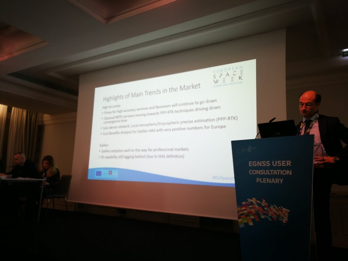 EU4Space's tweet photo. Roberto Capua from @SogeiUffStampa presenting the findings from #surveying User Consultation: #trustability and #availability are key for the #mapping and surveying sector
#EUSpaceWeek #EGNSS #UseGalileo #EGNOS https://t.co/IQkAdBJy4r