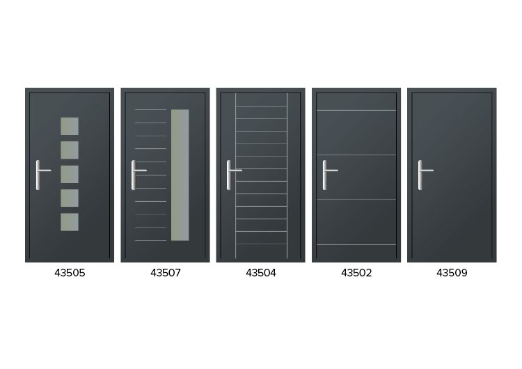 Looking for a new front #door with delivery before #Christmas? With a two week lead time, there is still plenty of time to order an Anthracite Grey Aluminium door with a #luxurious textura finish. ow.ly/q6Gu30mQHOb