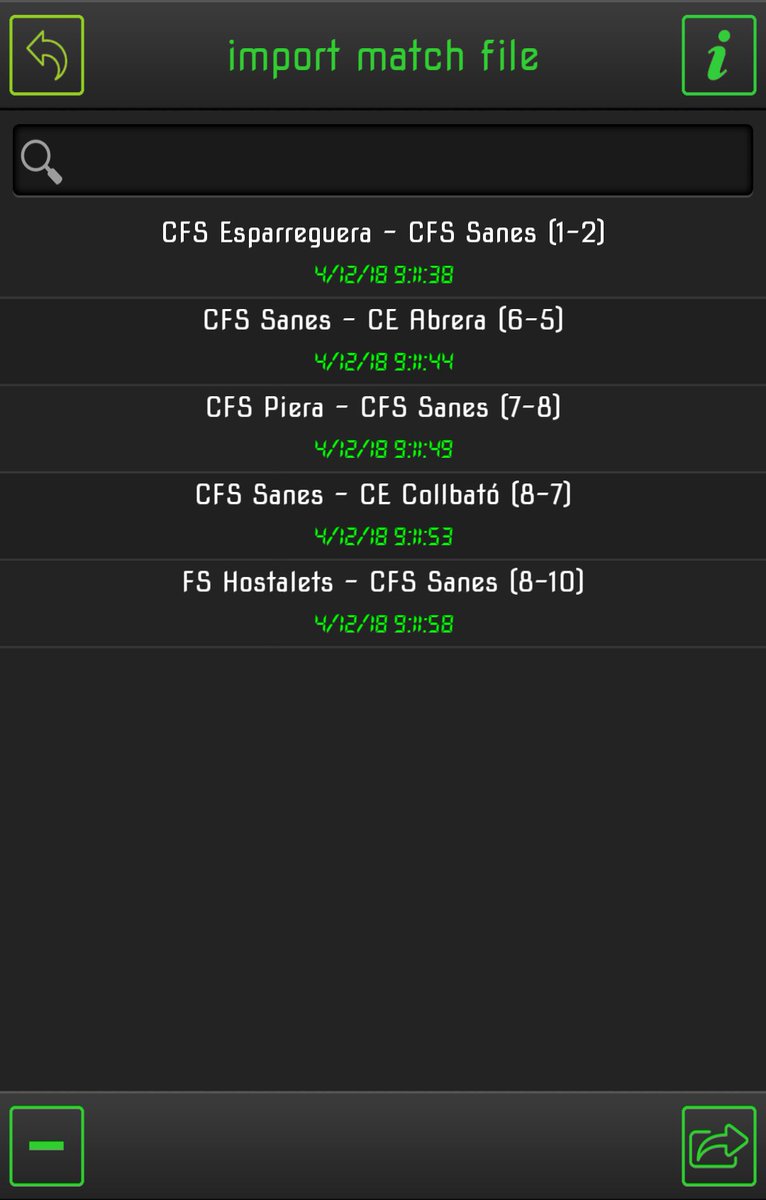fstrainingpro's tweet image. Export and send registered matches to your staff and centralize the statistics of all your teams.
With goo.gl/HWvZ9R    It's very easy! 
#futsal