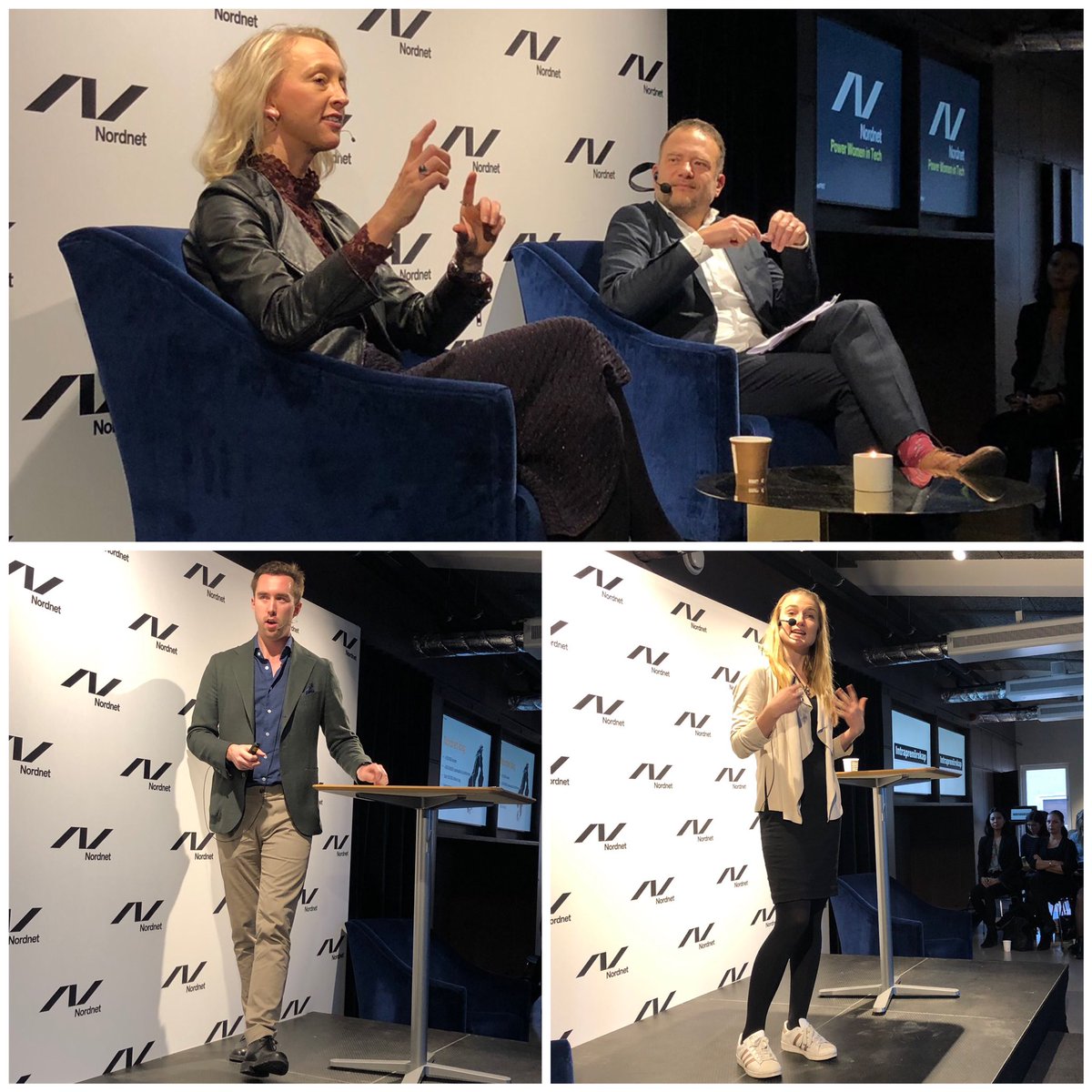Intressant att lyssna på <a href="/annawikland/">Anna Wikland</a>  - Sverigechef på Google, speedtalk av <a href="/AlexanderGust/">Alexander Gustafsson</a> och en TED-talk av Maria Selting på <a href="/iZettle/">izettle</a>. Tack <a href="/NordnetSE/">Nordnet</a> och <a href="/JohanNordnet/">Johan Tidestad</a> #nordnetpwt #womenintech