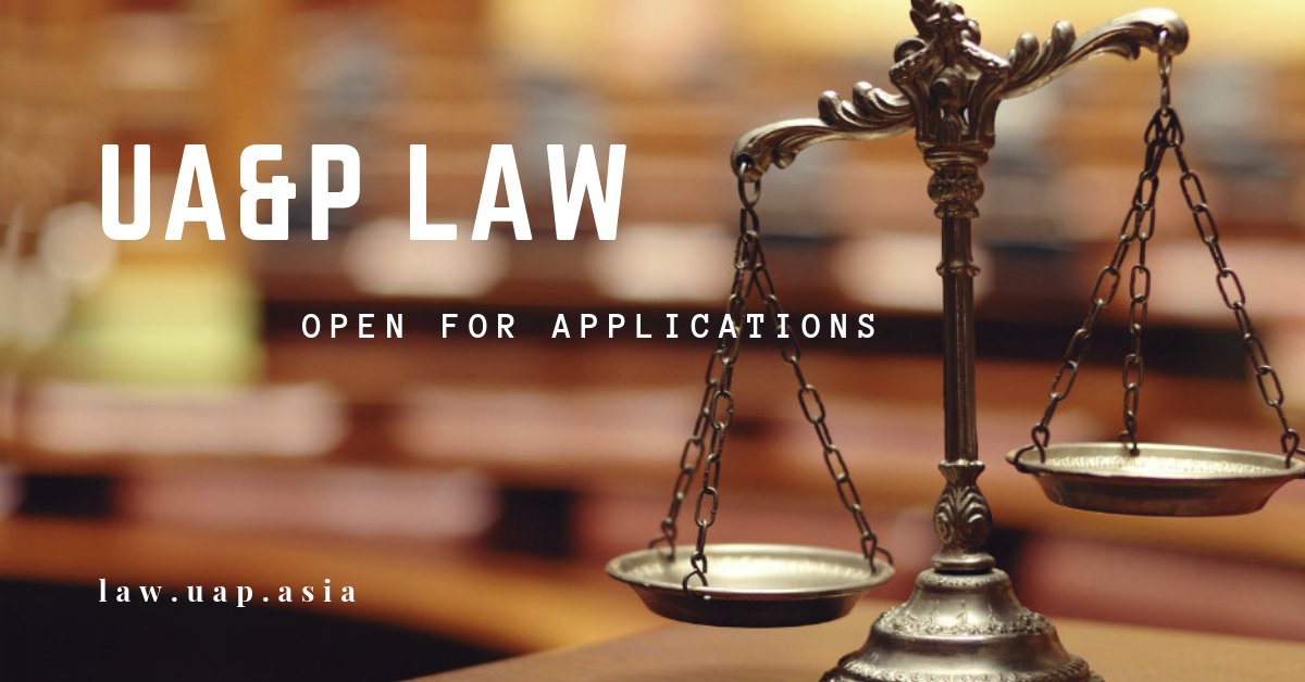 uapslg's tweet photo. UA&amp;P Law is now accepting applicants for SY 2019-2020. Application Form here: https://t.co/fwECfRtlK4. Deadline is on 22 February 2019. Slots and scholarships on first-come, first-preferred basis. Visit https://t.co/CdG45RkfHD or email ilaw@uap.asia for other info. https://t.co/DUmxKpy8Mx