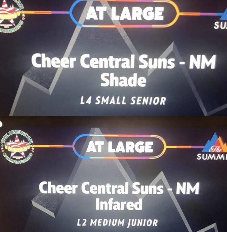 ca_denverco's tweet photo. Woo hoo @CcsShade and @ArmyInfrared are SUMMIT BOUND. Congratulations your #SunsFamily can’t wait to see you take the Summit floor! 🎉💙🏔 https://t.co/Icq869ZCSw