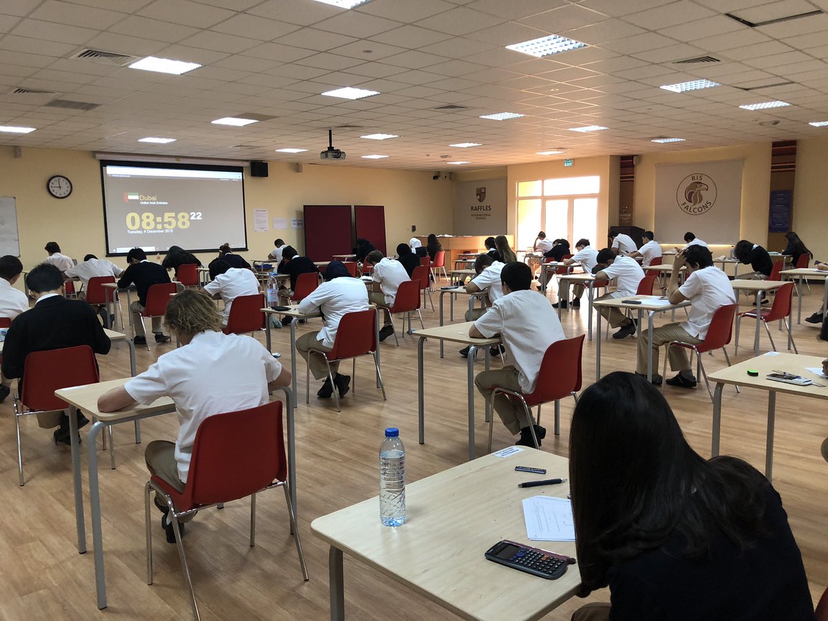 Time for the maths mock exams! IGCSE / AS and A level students ✏️📐 #RaffISmaths