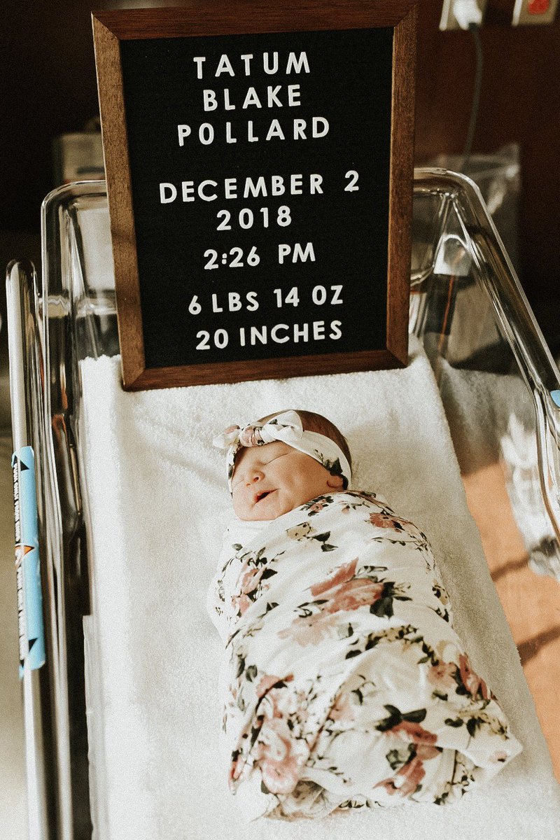 hayliepollard's tweet photo. Yesterday, the most beautiful baby girl entered the world, and we are so glad to call her ours. 
We could not be more in love with her!
Thank you Jesus ♡ https://t.co/DHG9ifinkf